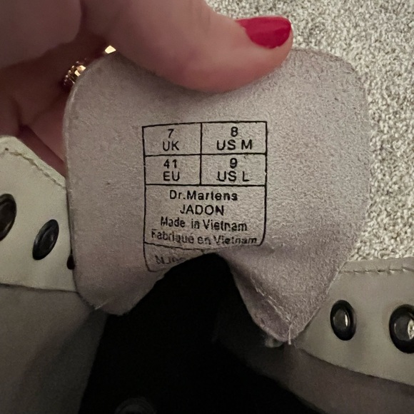 Dr. Martens Jadon White Platform Boots - Picture 5 of 7